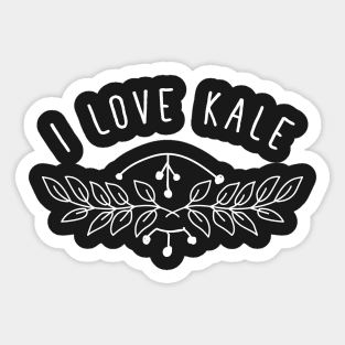 I love kale Sticker